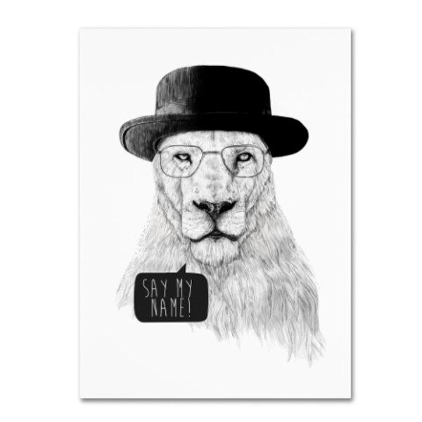 Balazs Solti 'Say My Name' Canvas Art, 24x32, Trademark Fine Art, Mfr#: ALI1388-C2432GG